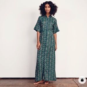 Ace & Jig Ballad Dress in Emerald, Size Small